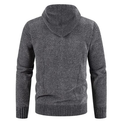 Warm Winter Hooded Sweatercoat - Image 2