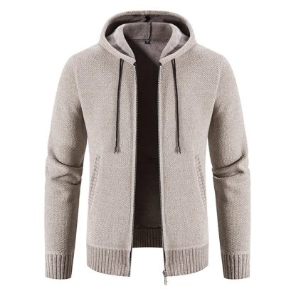 Warm Winter Hooded Sweatercoat - Image 4