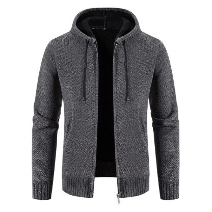 Warm Winter Hooded Sweatercoat