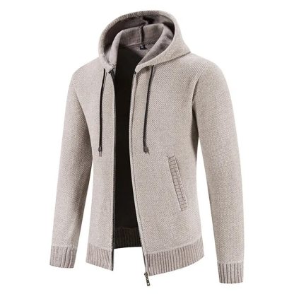 Warm Winter Hooded Sweatercoat - Image 6