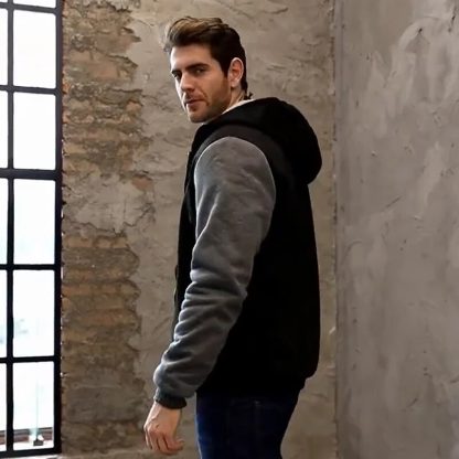 Windproof Zipper Hoodie Jacket - Image 2