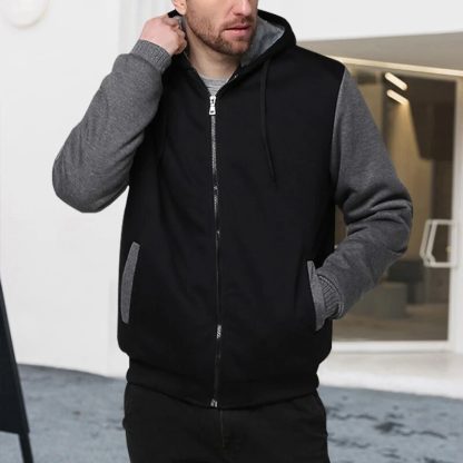 Windproof Zipper Hoodie Jacket