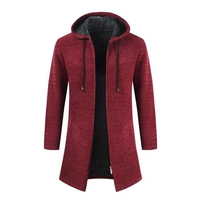 Solid Comfort Warm Hoodie - Image 5