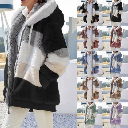 Oversized Plush Pocket Hoodie - Image 4