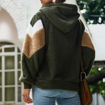 Thick Cozy Plush Coat Hoodie - Image 4