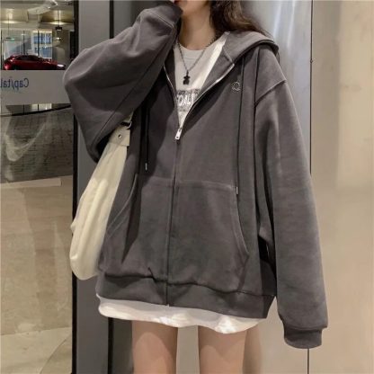 Casual Chic Zip-Up Hoodie