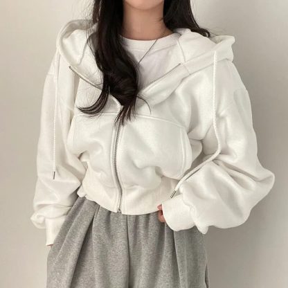 Zip-Up Sweatshirts Hoodie - Image 5