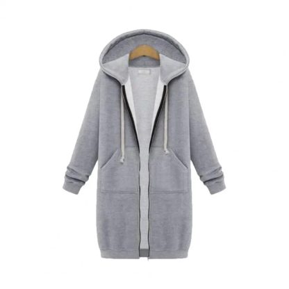 Long Hooded Sweatshirt - Image 3