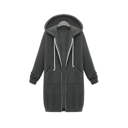 Long Hooded Sweatshirt - Image 4