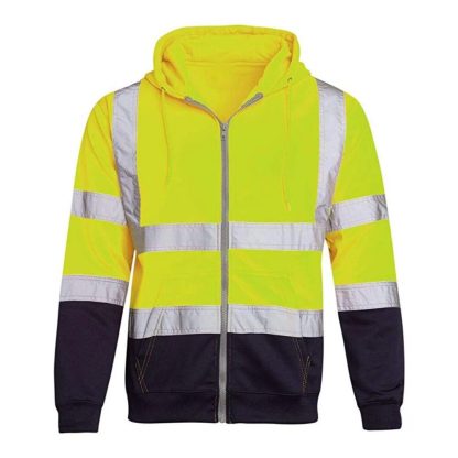 High Vest Reflective Zip-Up Hoodie - Image 3