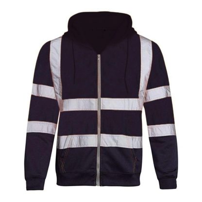 High Vest Reflective Zip-Up Hoodie - Image 4