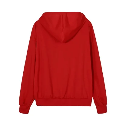 Women's Retro Hooded with Rhinestones - Image 4