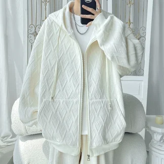 Stylish Men's Oversize Zip-Up Hoodies