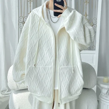 Stylish Men's Oversize Zip-Up Hoodies