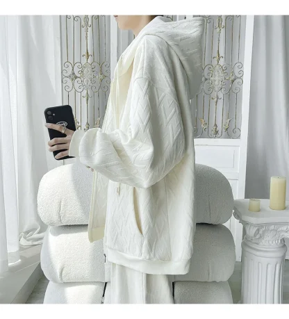 Stylish Men's Oversize Zip-Up Hoodies - Image 7