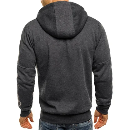 Casual Hooded Zipper Jacket - Image 6