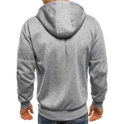 Casual Hooded Zipper Jacket - Image 3