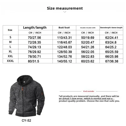 Heavy Fleece Hooded Sweater Jacket - Image 7