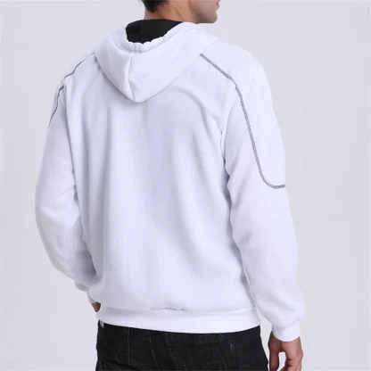Fleece-Lined Athletic Jacket - Image 2