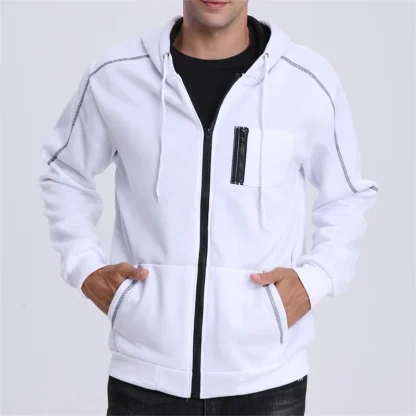 Fleece-Lined Athletic Jacket