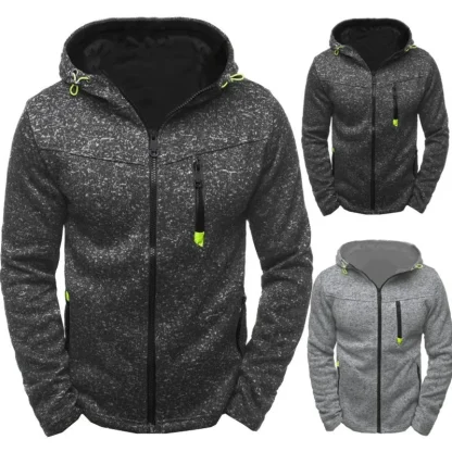 Hooded Tracksuit with Zipper Pockets - Image 7